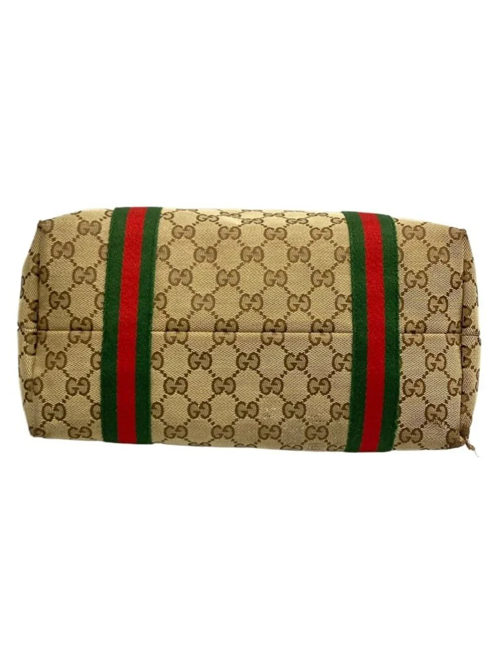 Gucci Tote GG Pattern Sherry Beige Ivory Multi Leather - Picture 5 of 15